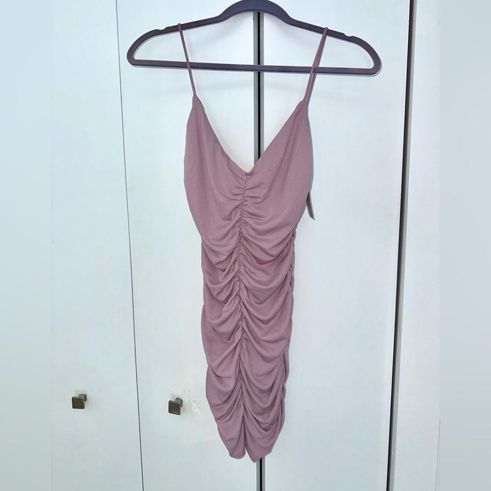 New Zara Ruched Dress